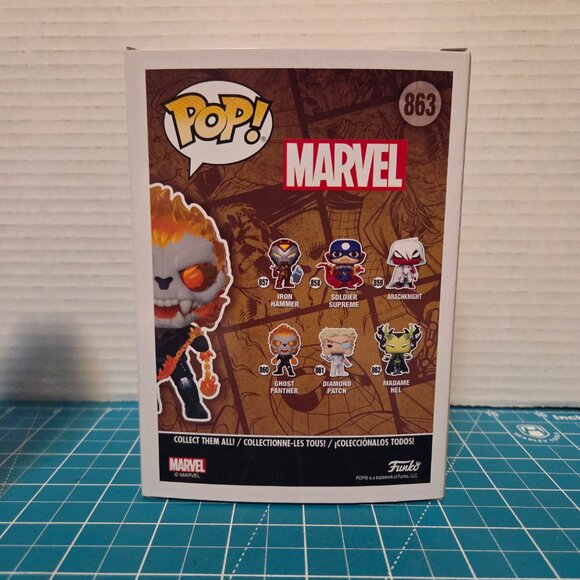 Funko POP Marvel Infinity Warps Ghost Panther GITD Fan Club 863 Vinyl Figure - Picture 3 of 6